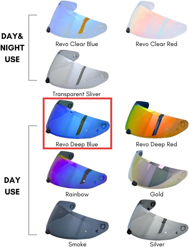 Logto Replacement Motorcycle Helmet Shield for I10 I70 HJ-31 Helmet Visor Shield Anti-Scratch Wearproof Windproof Universal Helmet Accessories - Image 5